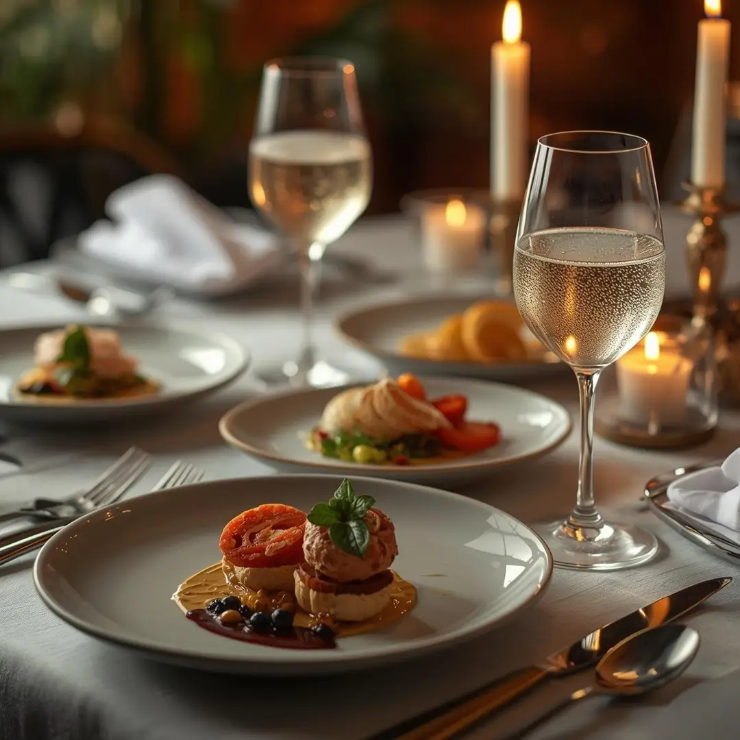 Luxury dining experience at LBW event